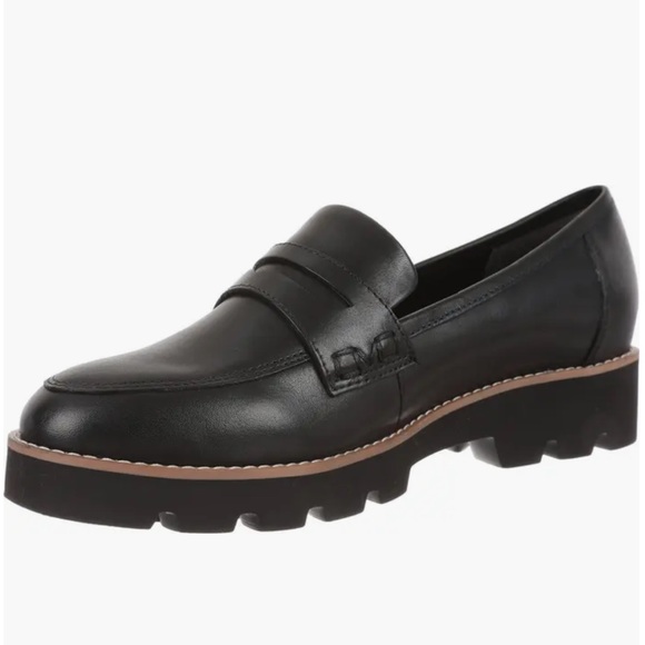 VIONIC Women's Vionic Cheryl II Black Leather Loafers 6 - Picture 4 of 4